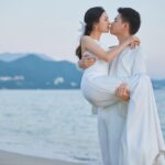 海辺に映えるウェディングドレスは？撮影で気をつけたいことも解説